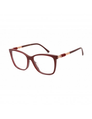 Jimmy Choo Women's Eyeglasses - Cat Eye Burgundy Plastic Frame | JC 294/G 0IY1 00 En savoir plus