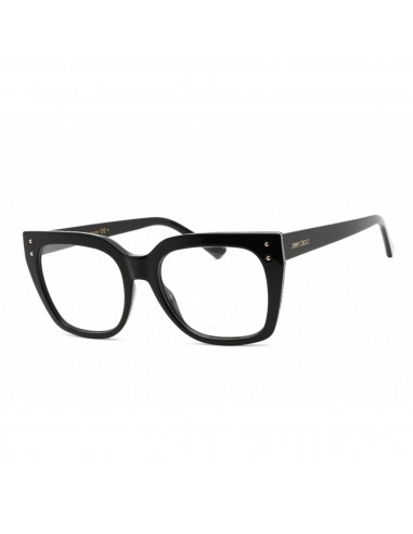 Jimmy Choo Women's Eyeglasses - Full Rim Square Black Plastic Frame | JC329 0807 00 Fin de série