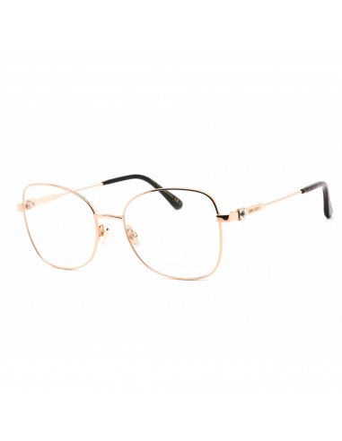 Jimmy Choo Women's Eyeglasses - Full Rim Butterfly Gold Copper Frame | JC347 0DDB 00 paiement sécurisé