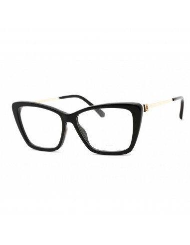 Jimmy Choo Men's Eyeglasses - Full Rim Cat Eye Black Acetate/Metal | JC375 0807 00 Fin de série