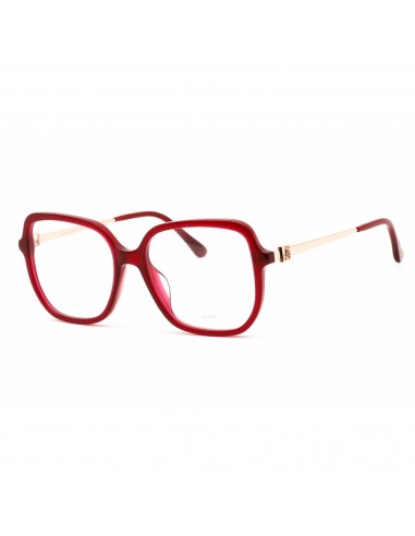 Jimmy Choo Women's Eyeglasses - Full Rim Oversized Burgundy Frame | JC376/G 0LHF 00 de technologie