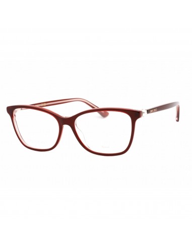 Jimmy Choo Women's Eyeglasses - Full Rim Cat Eye Burgundy/Pearl Frame | JC377 0MWU 00 chez Cornerstreet bien 