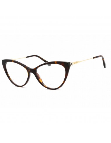 Jimmy Choo Women's Eyeglasses - Full Rim Havana Acetate/Metal Frame | JC359 0086 00 pas cher chine