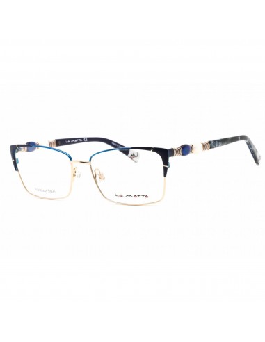 La Matta Women's Eyeglasses - Full Rim Rectangular Multicolor Plastic | LMV3286 C2 des créatures d'habitude