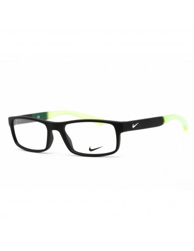 Nike Men's Eyeglasses - Rectangular Matte Black Fade Plastic Frame | NIKE 7090 012 de pas cher