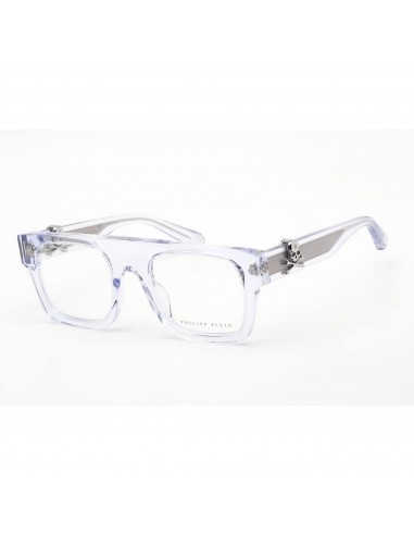 Philipp Plein Men's Eyeglasses - Rectangular Shape Shiny Crystal Frame | VPP056X 880Y soldes