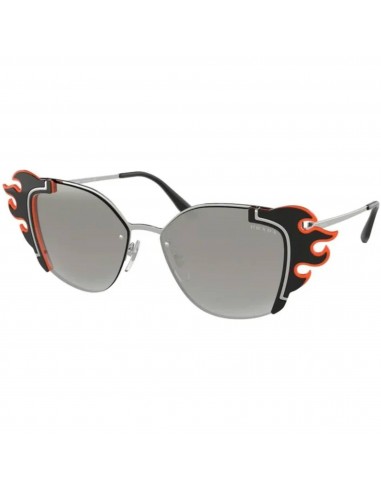 Prada Women's Sunglasses - Silver Black Orange Metal Frame | PRADA 0PR 59VS 4275O064 le des métaux précieux