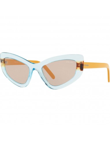 Prada Women's Sunglasses - Azure Medium Havana Plastic Frame | PRADA 0PR 11VS 4704I255 2024