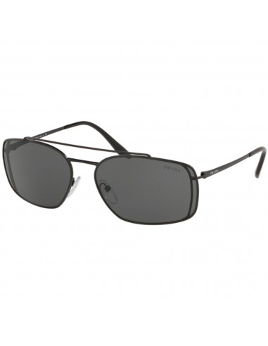 Prada Men's Sunglasses - Matt Black Full Rim Pilot Frame | PRADA 0PR64VS 1BO1A162 plus qu'un jeu 