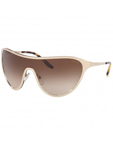 Prada Women's Sunglasses - Pale Gold Metal Shield Frame | PRADA 0PR 72VS ZVN6S133 de France