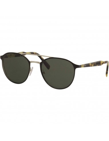 Prada Men's Sunglasses - Top Matt Black On Silver Pilot Frame | PRADA 0PR 62TS 5243O1 en stock