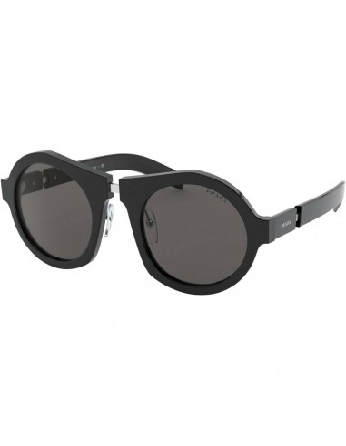 Prada Women's Sunglasses - Catwalk Black Plastic Round Frame | PRADA 0PR10XS 1AB5S050 Les magasins à Paris et en Île-de-France