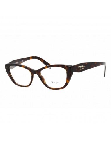 Prada Unisex Eyeglasses - Sport Wraparound Shape Havana Acetate Frame | PR19WV 2AU1O1 ou a consommer sur place