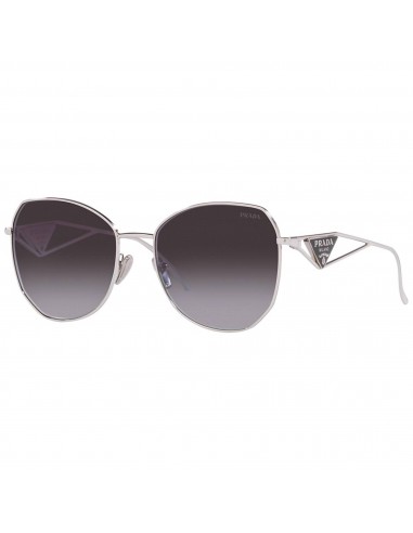 Prada Women's Sunglasses - Silver Butterfly Frame Grey Gradient Lens | 57YS 1BC5D1 online