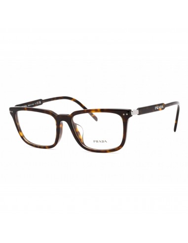 Prada Women's Eyeglasses - Rectangular Shape Tortoise Plastic Frame | 0PR 13YVF 2AU1O1 pas chere