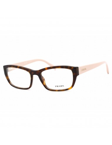 Prada Women's Eyeglasses - Rectangular Shape Tortoise Plastic Frame | 0PR 18OV 14G1O1 de votre