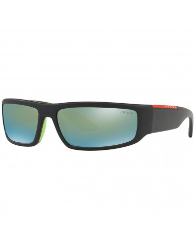 Prada Sport Unisex Sunglasses - Black Green Frame | PRADA SPORT 0PS 02US 3594J265 solde