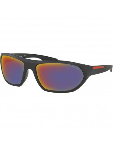 Prada Sport Men's Sunglasses - Blue Grey Red Lens | PRADA SPORT 0PS18US 1BO9Q166 Par le système avancé 