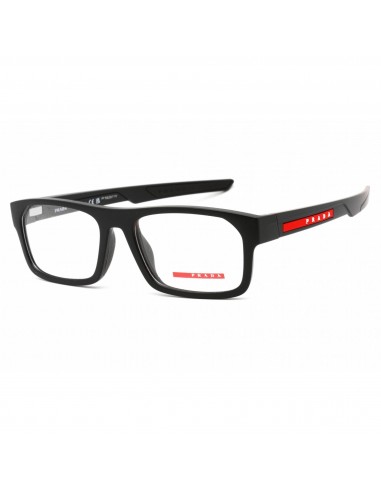 Prada Sport Women's Eyeglasses - Full Rim Black Rubber Plastic Frame | 0PS 08OV DG01O1 de votre