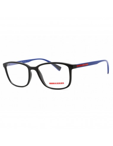 Prada Sport Men's Eyeglasses - Rectangular Shape Black Rubber Frame | 0PS 04IV 16G1O1 meilleur choix