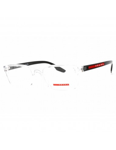 Prada Sport Men's Eyeglasses - Rectangular Crystal Plastic Frame | 0PS 09OV 2AZ1O1 une grave pollution 