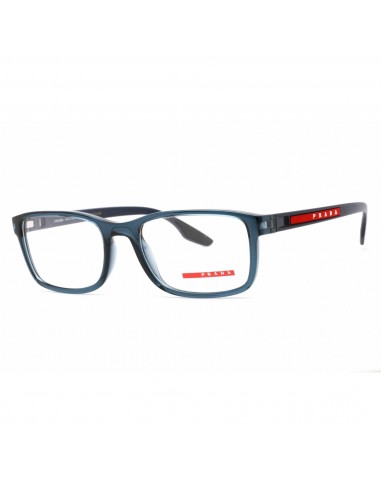 Prada Sport Men's Eyeglasses - Rectangular Crystal Blue Nylon Frame | 0PS 09OV CZH1O1 du meilleur 