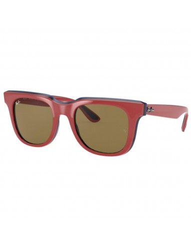 Ray Ban Unisex Sunglasses - Plastic Square Frame Dark Brown Lens | 0RB4368 652273 basket pas cher