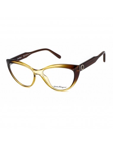 Salvatore Ferragamo Women's Eyeglasses - Cat Eye Brown Gradient Frame | SF2853 250 de la marque