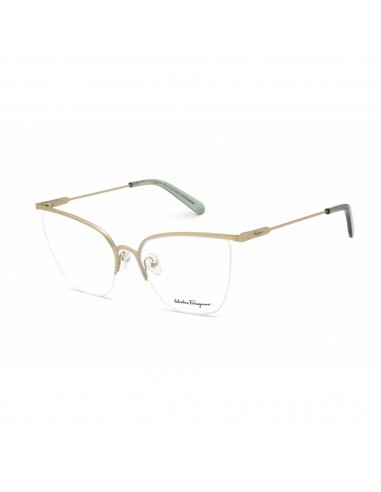 Salvatore Ferragamo Women's Eyeglasses - Cat Eye Matte Light Gold Frame | SF2197 760 Comment ça marche