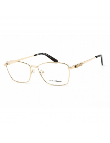 Salvatore Ferragamo Men's Eyeglasses - Cat Eye Shiny Gold Metal Frame | SF2198 717 acheter