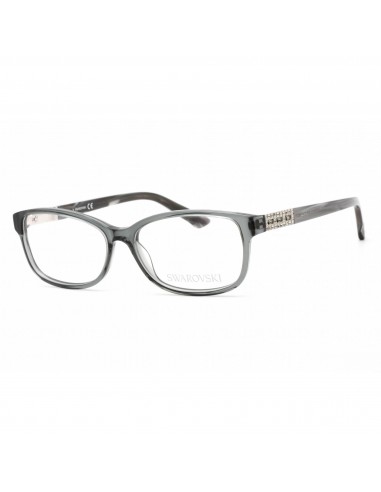 Swarovski Women's Eyeglasses - Full Rim Rectangular Grey Plastic Frame | SK5155 020 pas cher