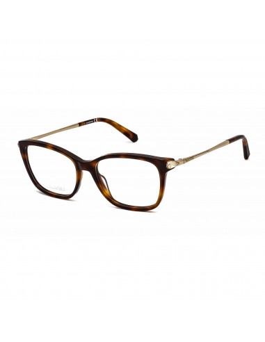 Swarovski Women's Eyeglasses - Full Rim Cat Eye Dark Havana Plastic Frame | SK5350 052 pas cheres