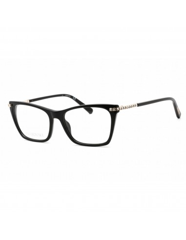 Swarovski Women's Eyeglasses - Butterfly Shape Shiny Black Plastic Frame | SK5426 001 pas cheres