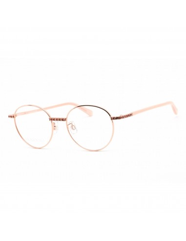 Swarovski Women's Eyeglasses - Full Rim Round Rose Gold Metal Frame | SK5424-H 033 des créatures d'habitude