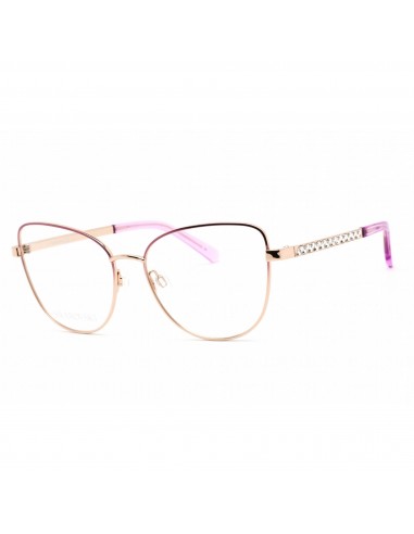 Swarovski Women's Eyeglasses - Cat Eye Shape Violet/Rose Gold Metal Frame | SK5451 083 hantent personnes