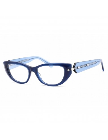 Swarovski Men's Eyeglasses - Cat Eye Transparent Navy Blue Plastic Frame | SK5476 090 En savoir plus