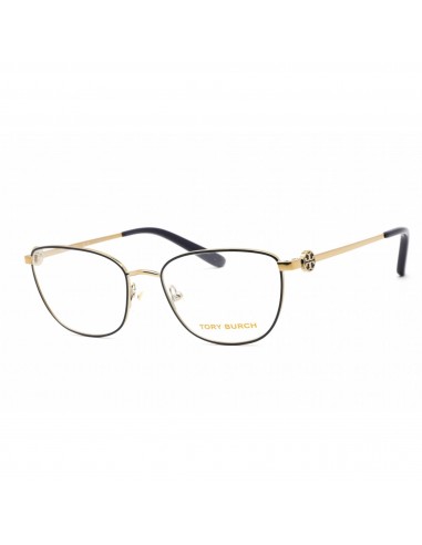 Tory Burch Women's Eyeglasses - Full Rim Cat Eye Shiny Navy Metal Frame | 0TY1067 3296 la colonne vertébrale