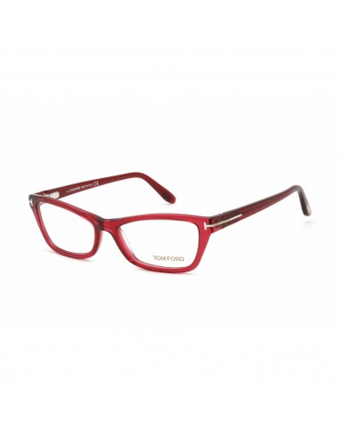 Tom Ford Women's Eyeglasses - Full Rim Cat Eye Shape Red Acetate Frame | FT5265 068 la colonne vertébrale