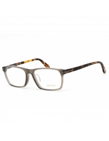 Tom Ford Men's Eyeglasses - Rectangular Shape Grey/Havana Plastic Frame | FT4295 020 en linge