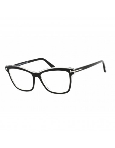 Tom Ford Women's Eyeglasses - Cat Eye Shape Shiny Black Plastic Frame | FT5619-B 001 ouvre sa boutique