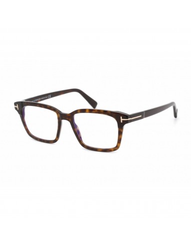 Tom Ford Unisex Eyeglasses - Rectangular Dark Havana Plastic Frame | FT5661-B 052 est présent 