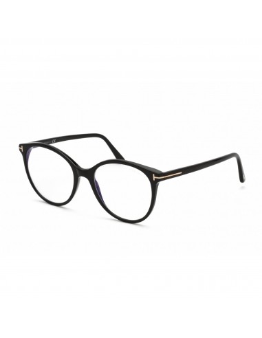 Tom Ford Women's Eyeglasses - Cat Eye Shape Shiny Black Plastic Frame | FT5742-B 001 la chaussure