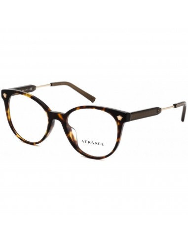 Versace Unisex Eyeglasses - Full Rim Cat Eye Dark Havana Plastic Frame | VE3291A 108 votre