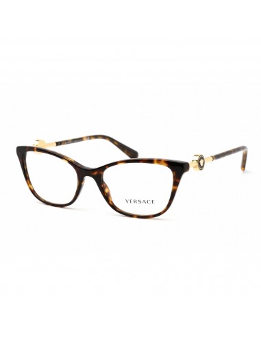 Versace Women's Eyeglasses - Clear Lens Cat Eye Havana Acetate Frame | VE3293 108 Amélioration de cerveau avec