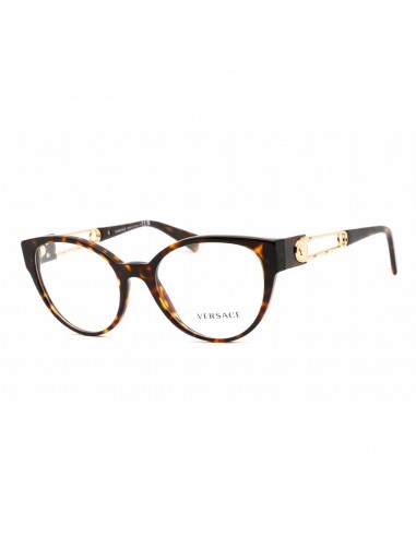 Versace Women's Eyeglasses - Full Rim Cat Eye Dark Havana Plastic Frame | 0VE3307 108 ou a consommer sur place