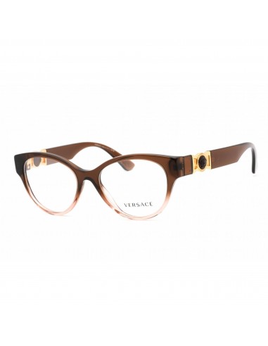 Versace Women's Eyeglasses - Brown Transparent/Gradient Beige Frame | 0VE3313 5332 de France