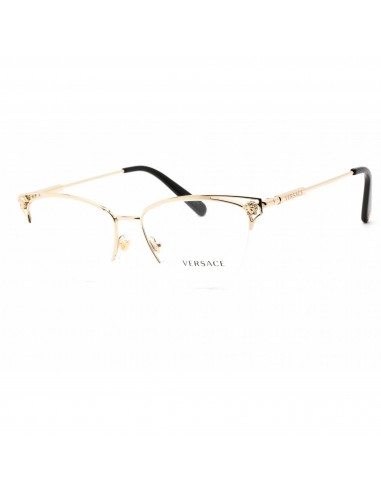 Versace Women's Eyeglasses - Half Rim Cat Eye Pale Gold Metal Frame | 0VE1280 1252 sélection de produits