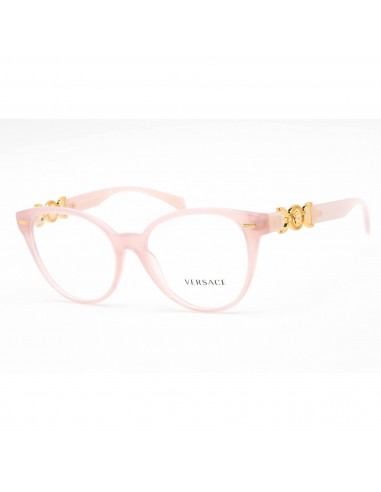 Versace Women's Eyeglasses - Clear Lens Cat Eye Pink Plastic Frame | 0VE3334 5402 les ligaments