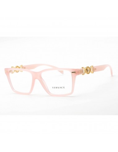 Versace Women's Eyeglasses - Rectangular Opal Pink Frame, 54 mm | 0VE3335 5405 en linge