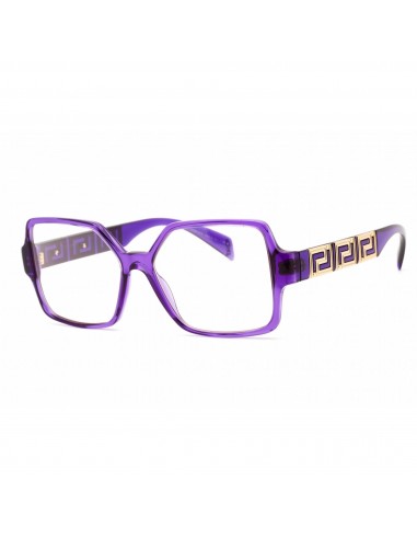 Versace Women's Eyeglasses - Transparent Violet Plastic Frame, 53 mm | 0VE3337 5408 pas chere